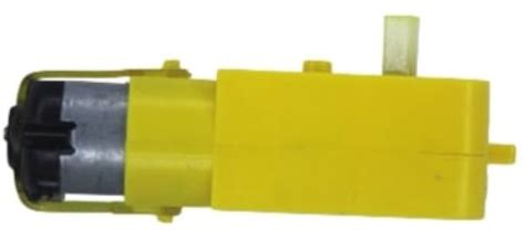 BO Motor 100 RPM single shaft – Straight Single Shaft Gear Motor in ...