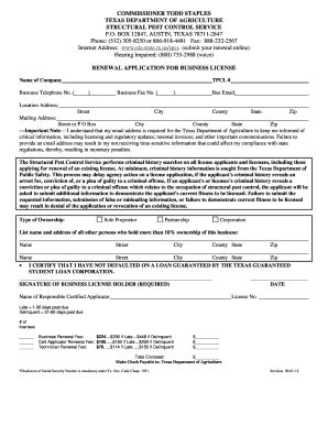 2015-2025 Form TX TDA Renewal Application for Business License Fill ...