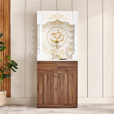 Buy Helios OM Temple Unit with Drawers - Walnut from Home Centre at ...