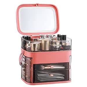 Makeup Organizer Box with rror Dust Water Proof Cosmetics Storage ...