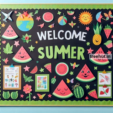 Watermelon Bulletin Board Ideas, Welcome Summer Bulletin Board Ideas