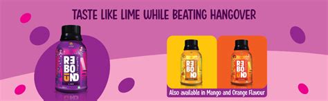 REBOUND Lime Flavor Pack Of 6 - Clinically Proven Anti- Hangover Drink ...