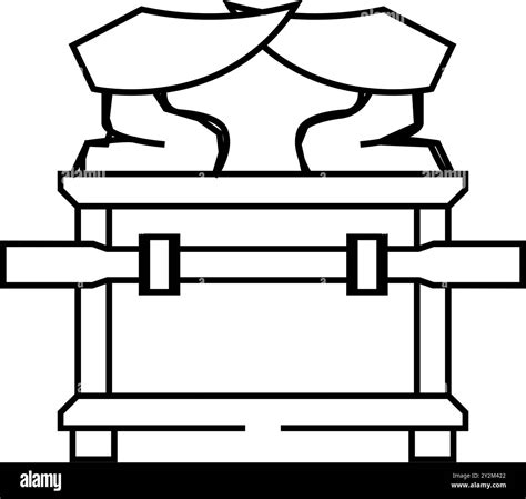 ark of the covenant line icon vector illustration Stock Vector Image & Art - Alamy