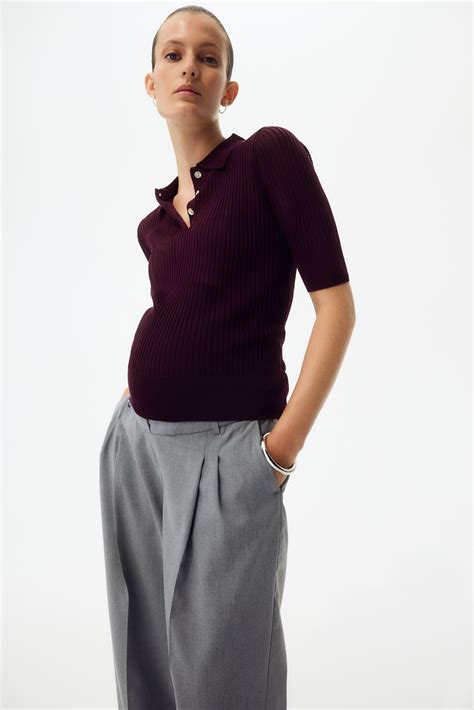 MAMA Tailored trousers - Grey - Ladies | H&M IN