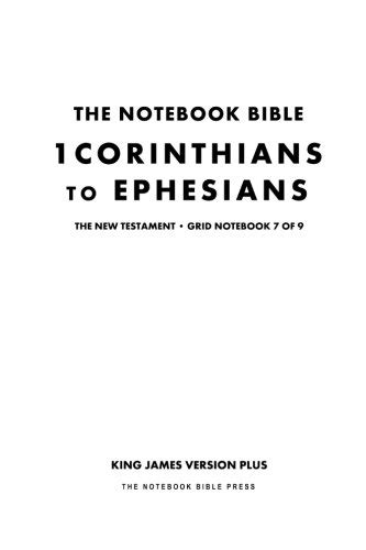 Buy The Notebook Bible, New Testament, 1 Corinthians to Ephesians, Grid ...