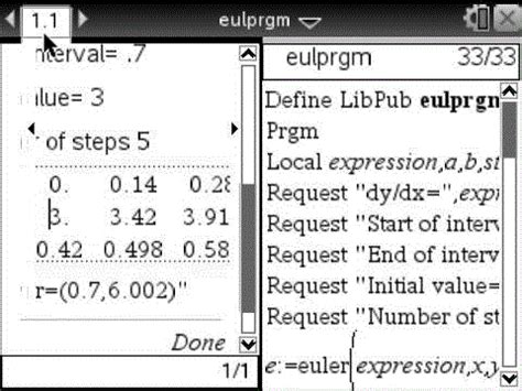 Euler's Method - ticalc.org