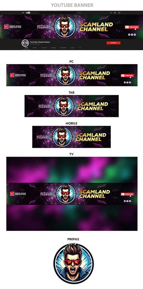 Entry #51 by moksadul123 for Vibrant YouTube Channel Banner Design ...