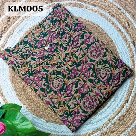 Kalamkari Cotton Blend Kurti with Pure Cotton Lining | M–2XL | Shree ...