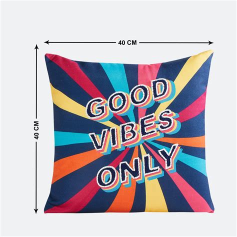 Buy Glance Filled Cushion - 40x40cm from Home Centre at just INR 899.0