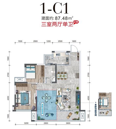 现代简约三居室170平米25万-北京城建胜茂傲山装修案例-北京房天下家居装修网