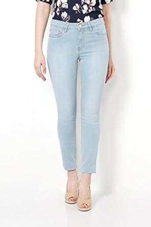 Buy Van Heusen Woman Straight Fit Jeans (VWDN317L06684_Cotton_Blue_30 ...