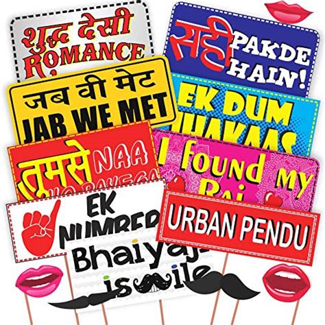 Buy Wobbox All Occasion Indian Family Photo Booth Party Props (18 ...