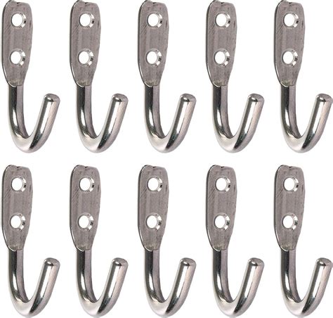 Swastik Big Hit Wonder Stainless Steel Robe Hook - Pack of 10 : Amazon ...