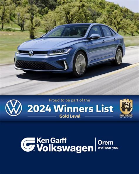 Ken Garff Volkswagen Orem is proud to announce that we’re a 2024 ...