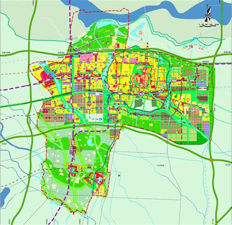 开封市区图一览 从卫星地图上看看古城开封4县