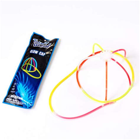 Arjoos | Glow In The Dark Cap- 1 Set Glowing Cap | Glow Stick Light wi ...