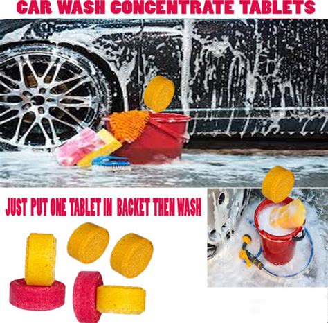 S R SHINE Car Wash Foaming concentrate tablets Car Washing pack of 70 ...