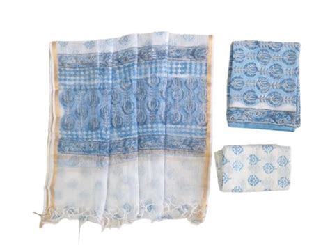 Blocks Bagru Jaipuri Hand Block Printed Unstitched Cotton Salwar Suit ...