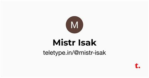 Mistr Isak — Teletype
