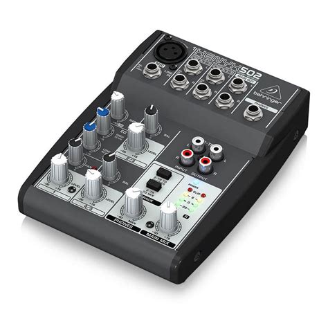 Behringer Xenyx 502 Analog Sound Mixer with Premium 5 - Input and 2 ...