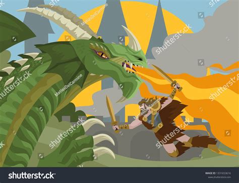 Beowulf And The Dragon