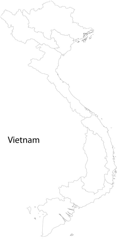 Vietnam Map Cartography Vietnam State Vector, Cartography, Vietnam, State PNG and Vector with ...