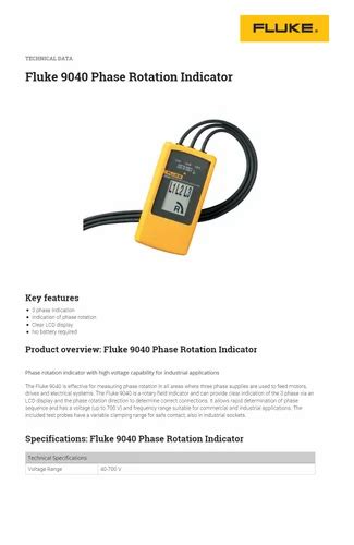 Image result for 9040 Phase Sequence Indicator