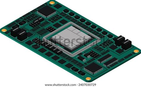 Vector Image of Computer System with Basic Components 的图像结果
