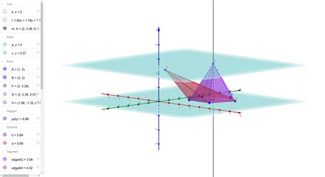 Image result for GeoGebra Pyramide