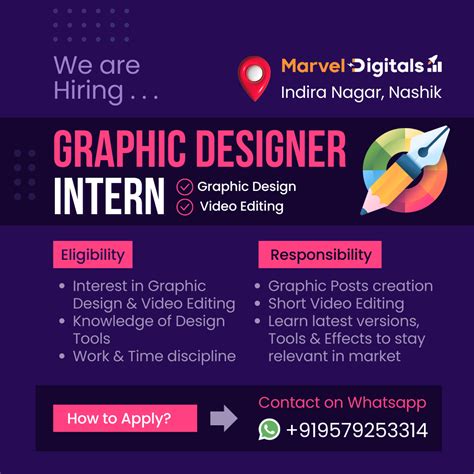 Graphic Designer Intern - Marvel Digitals