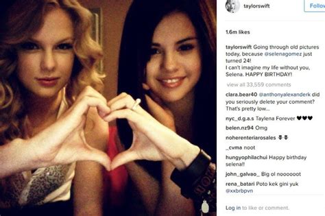 Taylor Swift 'can't imagine' life without Selena Gomez