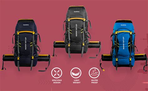 Buy TRAWOC 60 L Travel Backpack Hiking Trekking Bag Camping Rucksack ...