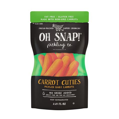Amazon.com : OH SNAP! | Carrot Cuties (12 Pack) | Pickled Baby Carrot ...