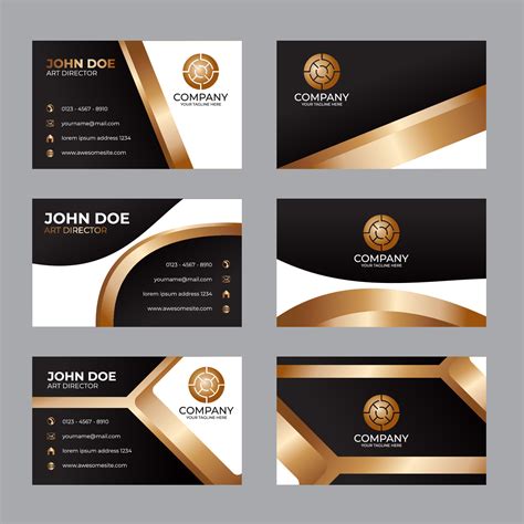 White Business Card Design 的图像结果