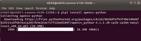 OpenCV Install Linux 的图像结果