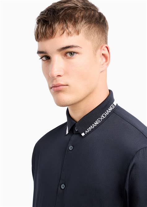 Aqua Classic Neck Regular Fit Shirt