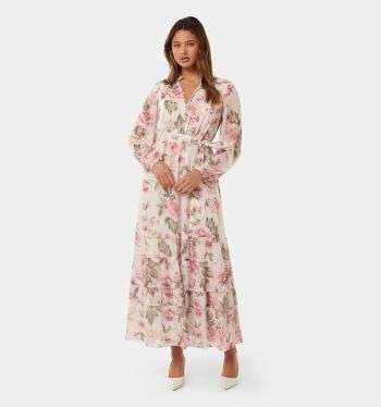 Flora Ruffle Midi Dress