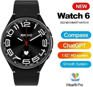 Style Panda Classic Watch 6, Large Dial, Amoled Display BT Calling ...