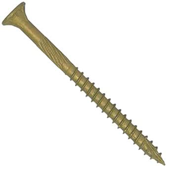 Jake Sales #8 x 2" Bronze Star Exterior Coated Wood Screw Torx/Star ...