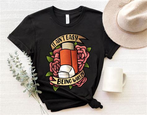 It Ain't Easy Being Wheezy Asthma Shirt Breathing Shirt - Etsy