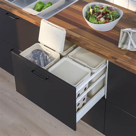 HÅLLBAR waste sorting solution, for METOD kitchen drawer ventilated ...