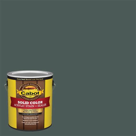 Cabot Foothill Solid Exterior Wood Stain and Sealer (1-Gallon) FOOTHILL ...
