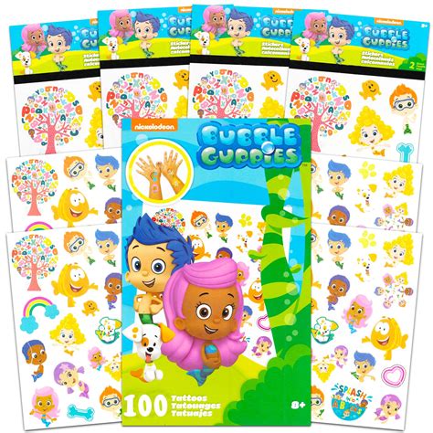 Buy Nick Shop Nickelodeon Bubble Guppies Stickers and Tattoos Party ...