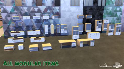 The Sims 4 Dream Home Decorator – BB Modular items – Platinum Simmers