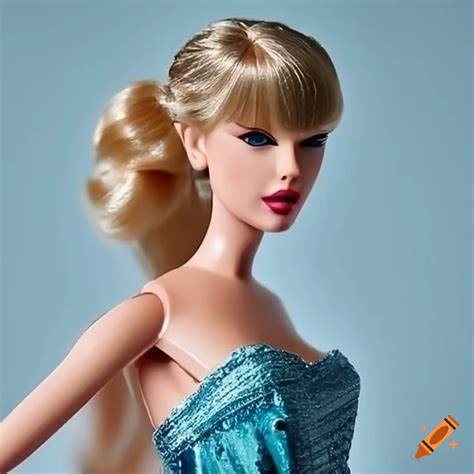Taylor swift as a high quality barbie doll in 8k resolution on Craiyon