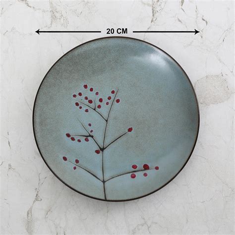 Buy Cadenza Stoneware Floral Printed Side Plate - 20cm from Home Centre ...