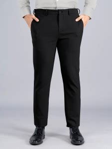 The Pant Project Slim Fit Men Black Trousers - Buy The Pant Project ...