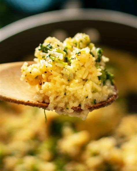 Easy Broccoli Cheese Rice - The Hungry Waitress