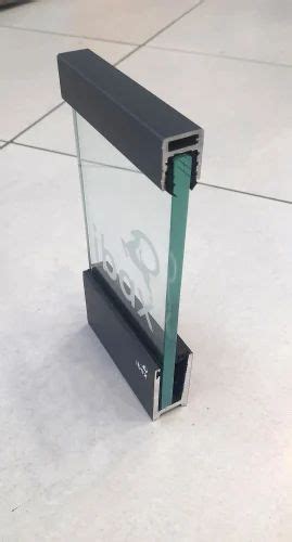 Glass Railing - Ibax Br-09 Finish Antique ,Grey, Black, Balcony Railing ...