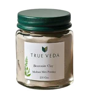 True Veda 100% Natural Multani Mitti Powder For Exfoliating, Soothing ...